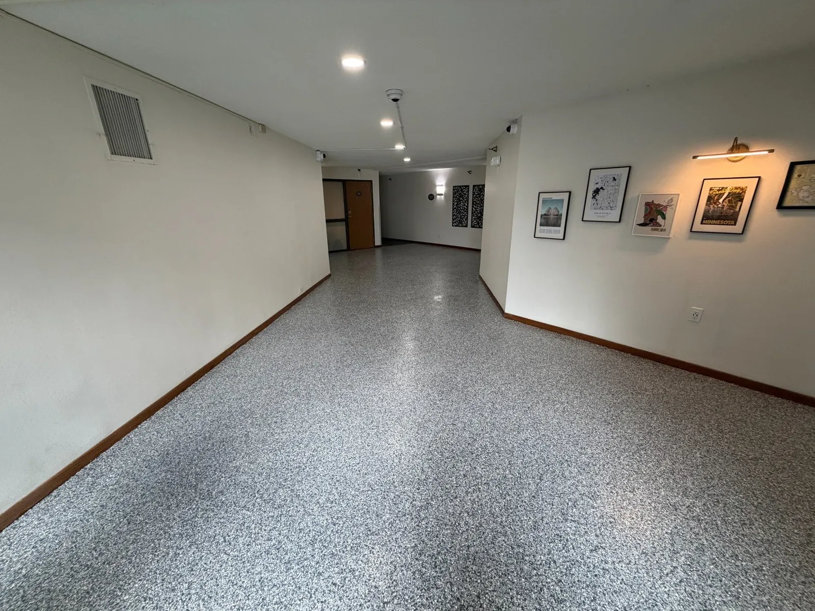 Commercial hallway