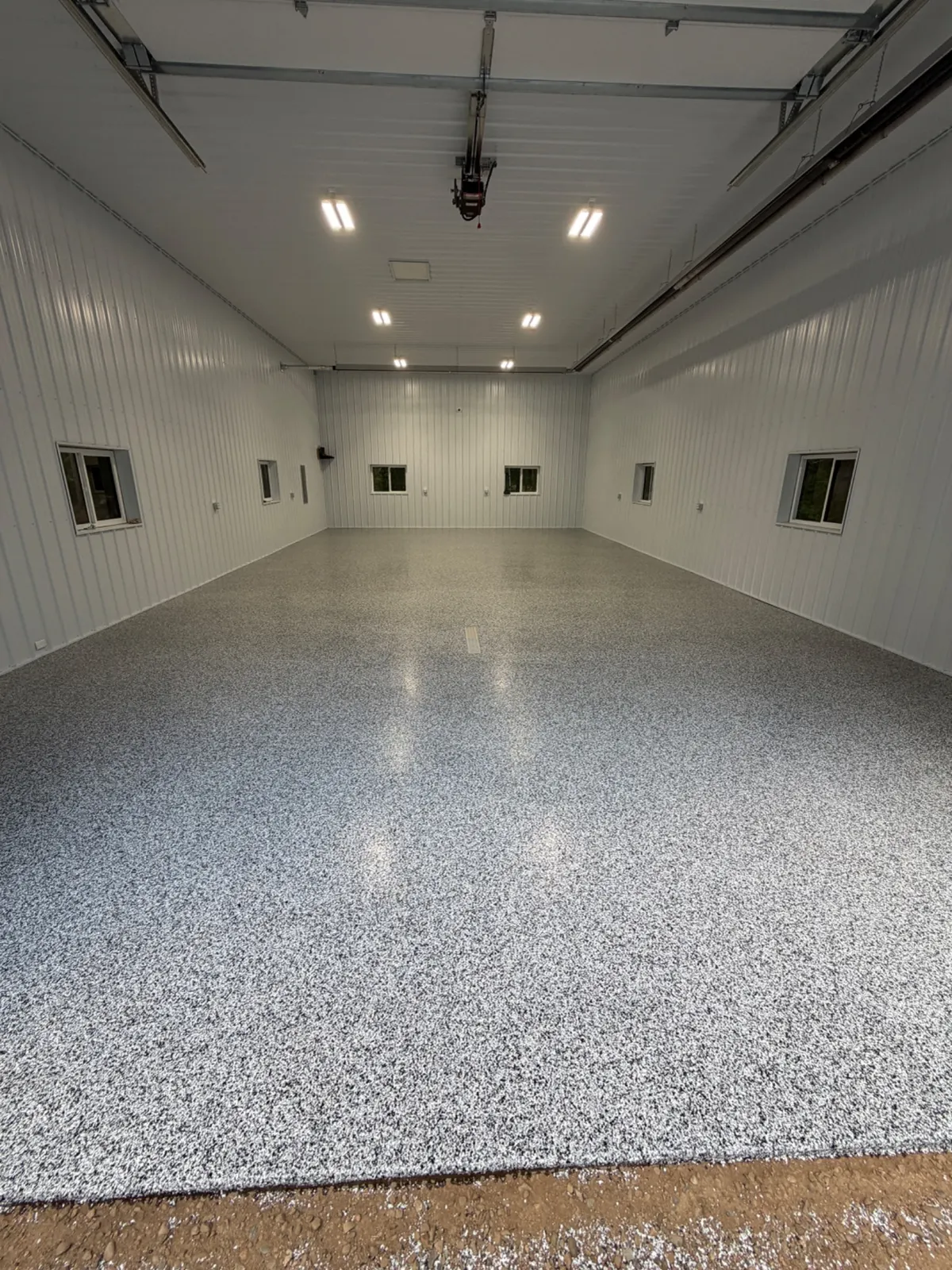 Large garage and shop floor